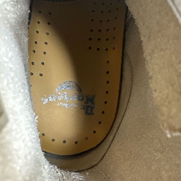 Dr. Martens Womens Size 6 Floral 1460 Mash Up Lace Up Boot Parchment Beige NWOB - Picture 6 of 10